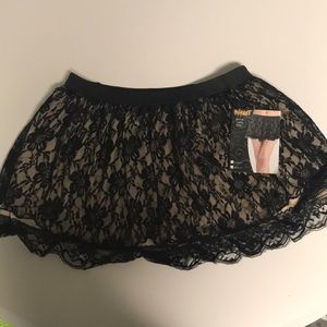 Black Lace Skirt